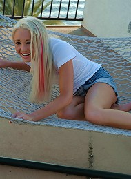 Dream Kelly hot on hammock